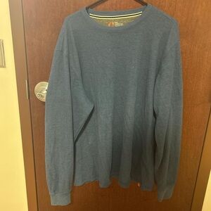 Men's Blue Long Sleeve Shirt